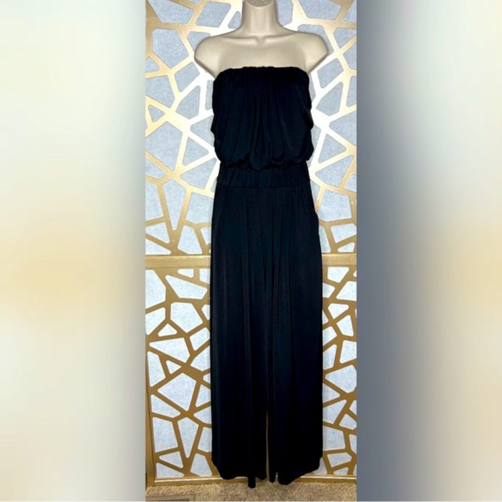 Strapless‎ Wide Leg Jumpsuit